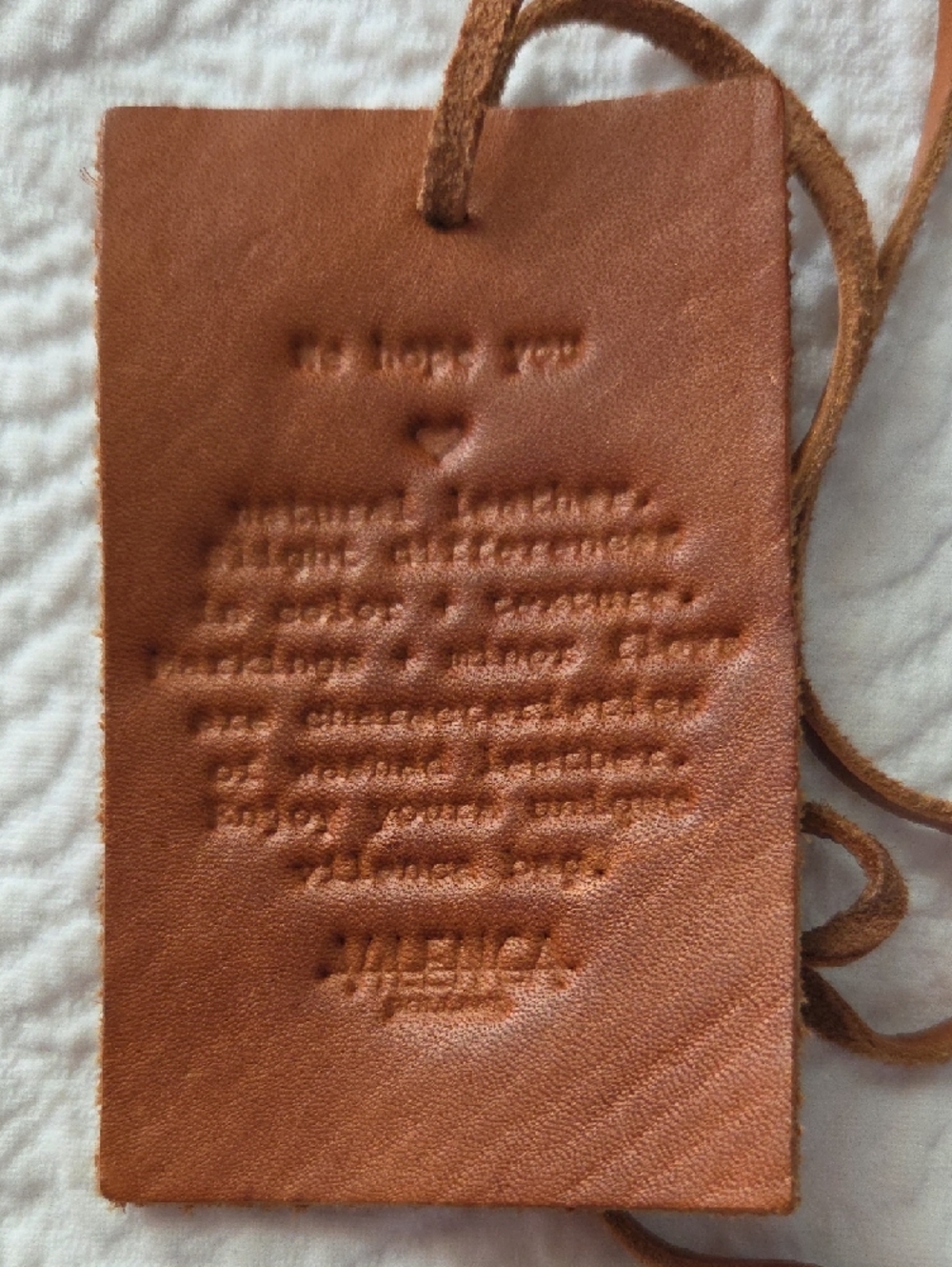 Valencia Woven Leather Backpack in Warm Cognac - Picture 6 of 7